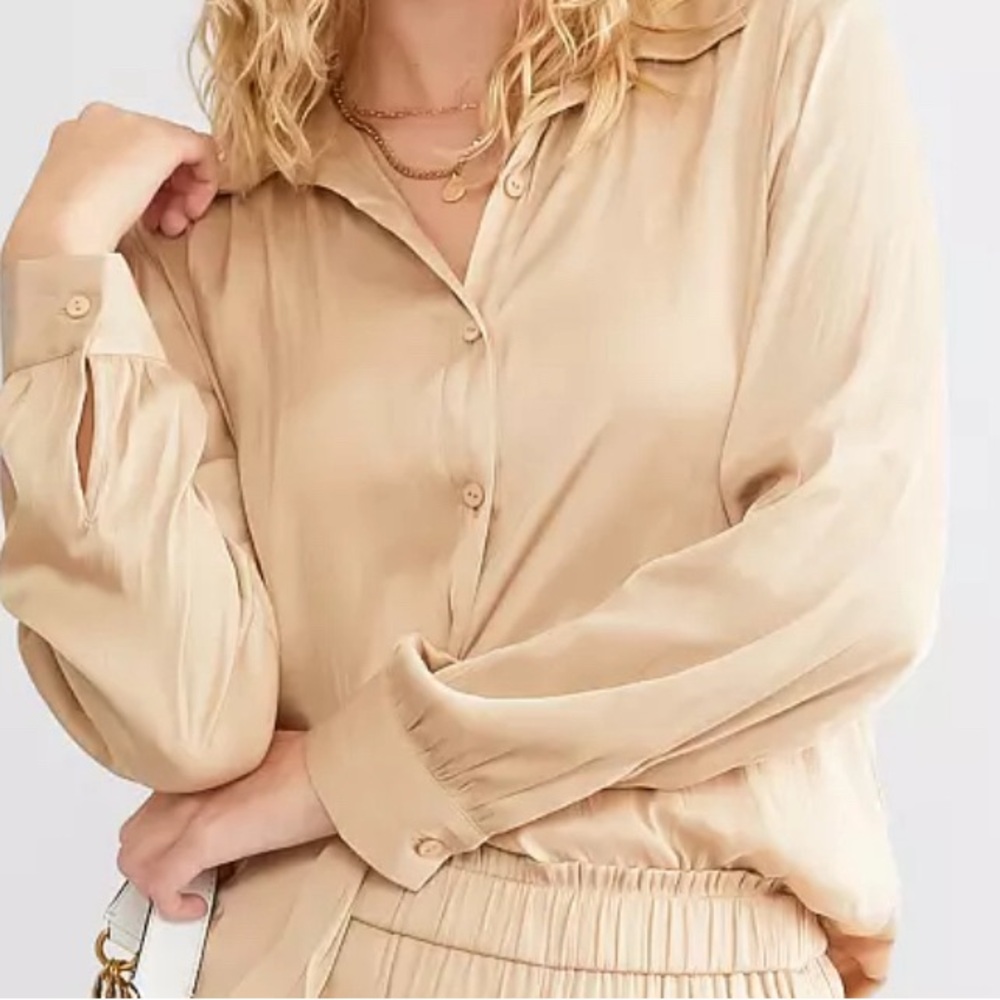 Z Supply Serenity Lux Satin Blouse